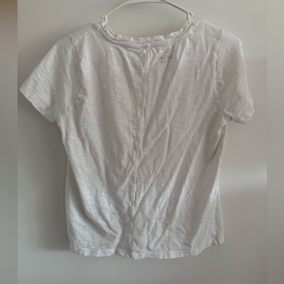 J Crew Girlfriend White Tee Small - Picture 5 of 5